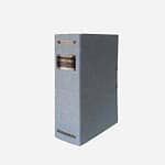 Κουτί αρχείου πανόδετο ίσια ράχη με κουμπί