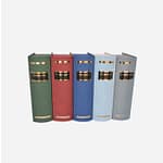 Κουτί αρχείου πανόδετο στρογγυλή ράχη με κουμπί