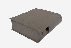 Κουτί αρχείου πανόδετο στρογγυλή ράχη με κουμπί